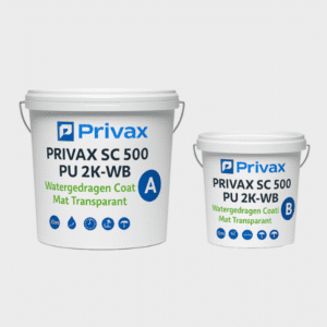 Privax SC 500 PU 2K WB Topcoat Mat Transparant 5L 1